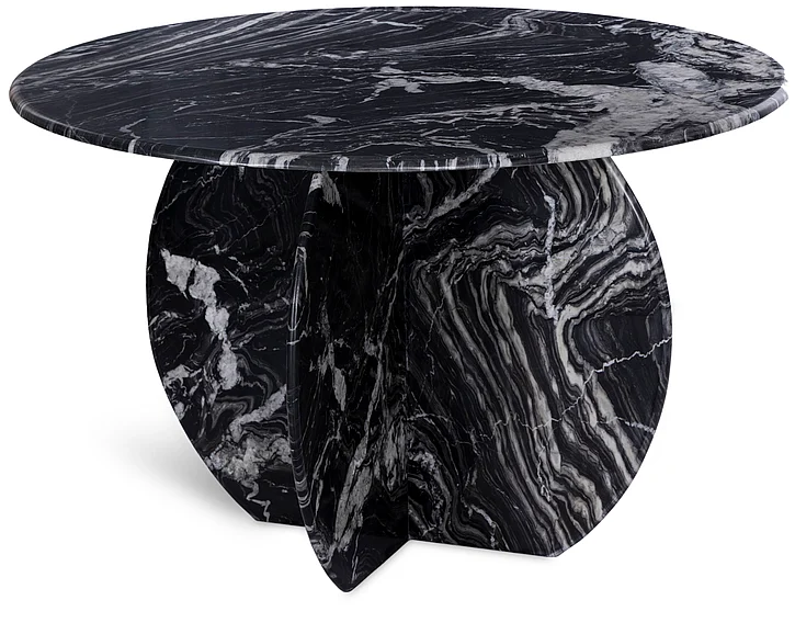 Meridian Formentera Dining Table in Black 219Black-DT48