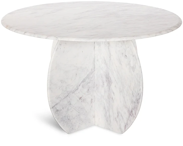 Meridian Formentera Dining Table in White 219White-DT48
