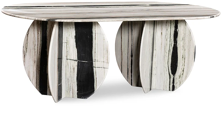 Meridian Michelangelo Dining Table in Black 225Panda-DT80