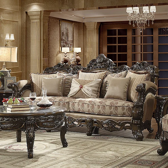 Homey Design HD-2658 Sofa in Perfect Brown HD-S2658