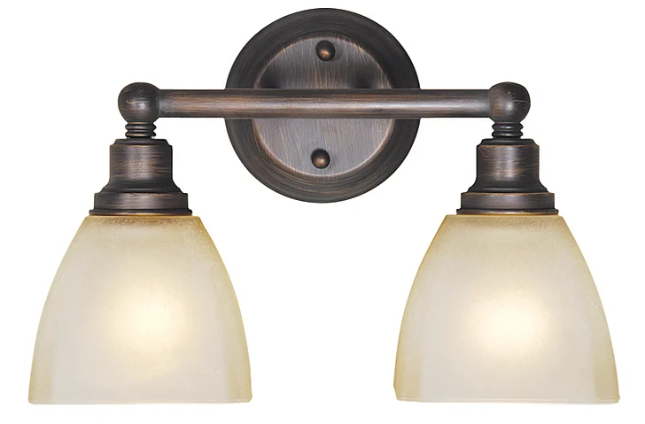 Craftmade Bradley 2 Light Vanity in Bronze 26602-BZ CLOSEOUT
