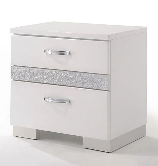 Acme Naima ll Nightstand in White 26773