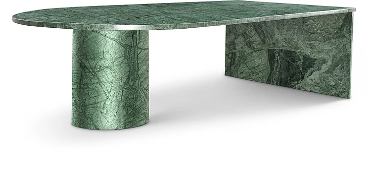 Meridian Salerno Coffee Table in Green 263Green-CT