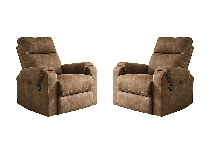 Edenwold Recliner in Brindle 1380525 (Set of 2)