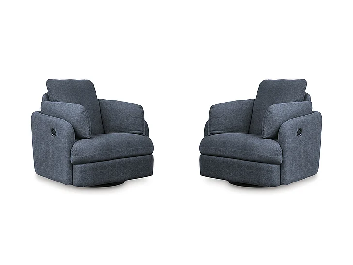Modmax Swivel Glider Recliner in Ink 9212161 (Set of 2)