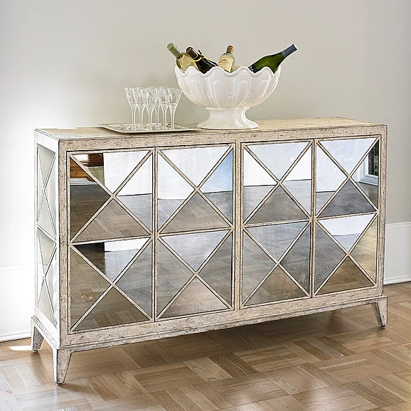 Ambella Home Escher Sideboard in Antique White 27046-630-001