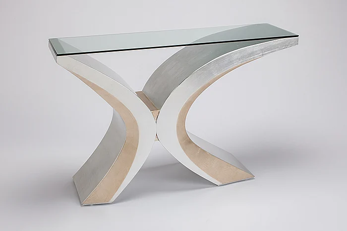 Artmax Console Table in Silver 2705-D