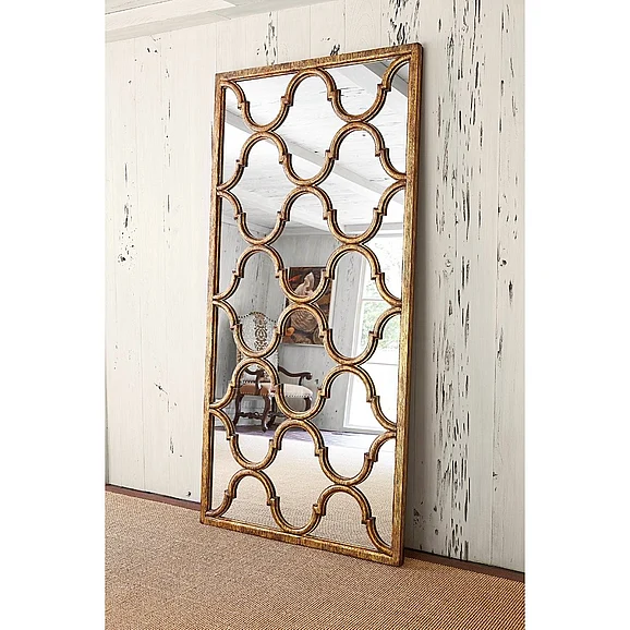 Ambella Home Fret Mirror in Gold 27061-980-060