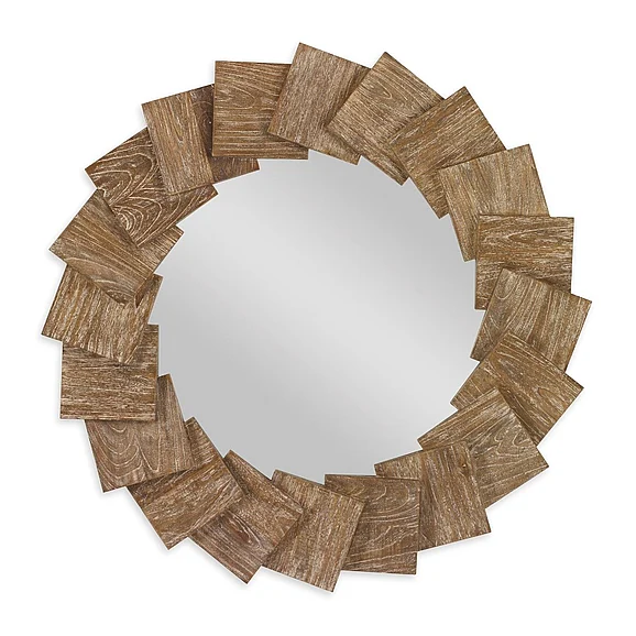 Ambella Home Tectonic Mirror in Wood 27115-980-036