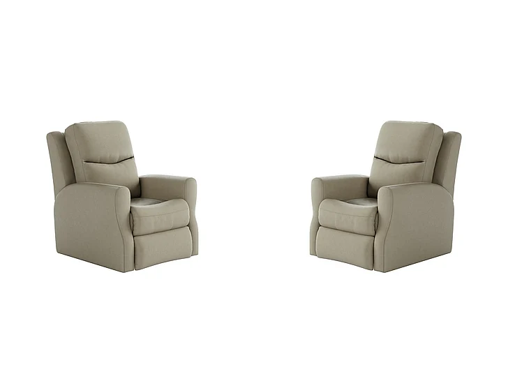 Southern Motion Fame Rocker Recliner in Eggshell 1007 957-19 (Set of 2)