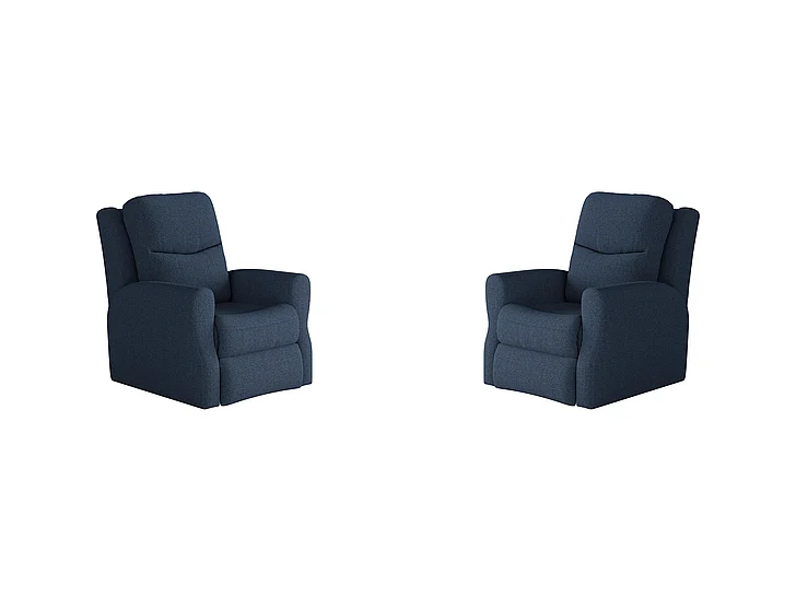 Southern Motion Fame Swivel Rocker Recliner in Bali 1007S 106-60 (Set of 2)