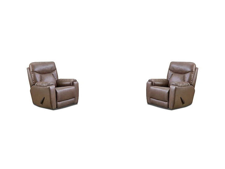 Southern Motion Conrad Swivel Rocker Recliner in Cork 1311S 996-17 (Set of 2)