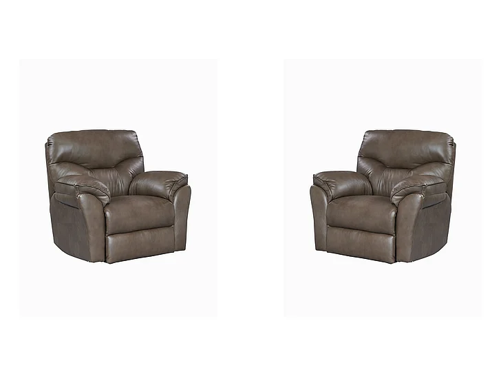 Southern Motion Power Play Rocker Recliner in Mocha 1363 990-21 (Set of 2)