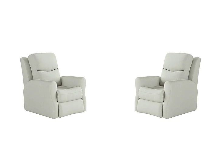 Southern Motion Fame Wallhugger Recliner in Shell 2007 286-15 (Set of 2)
