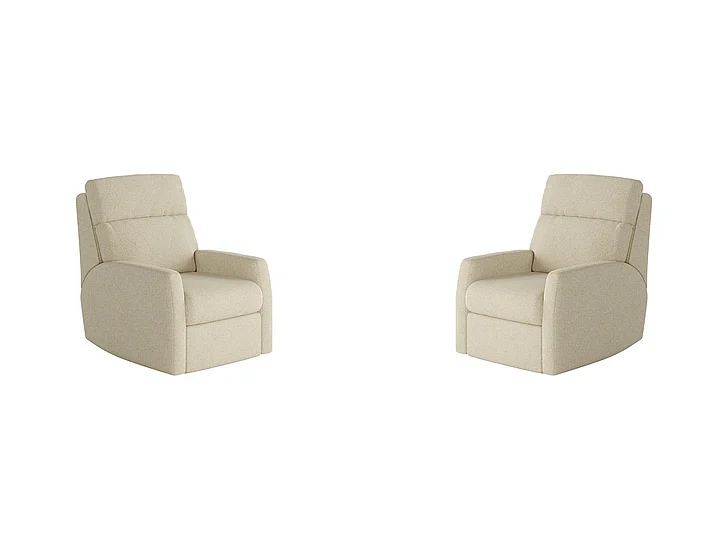Southern Motion Mimi Wallhugger Recliner in Ivory 2095 115-19 (Set of 2)