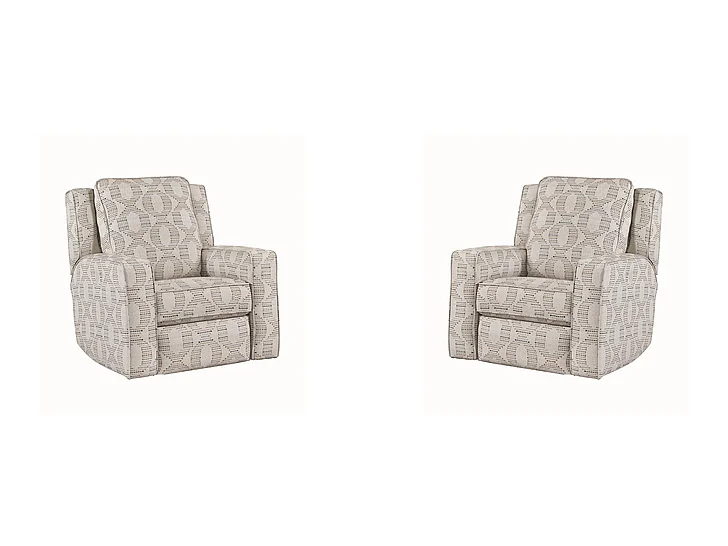Southern Motion City Limits Wall Hugger Recliner in Pebble 2385 446-09 (Set of 2)