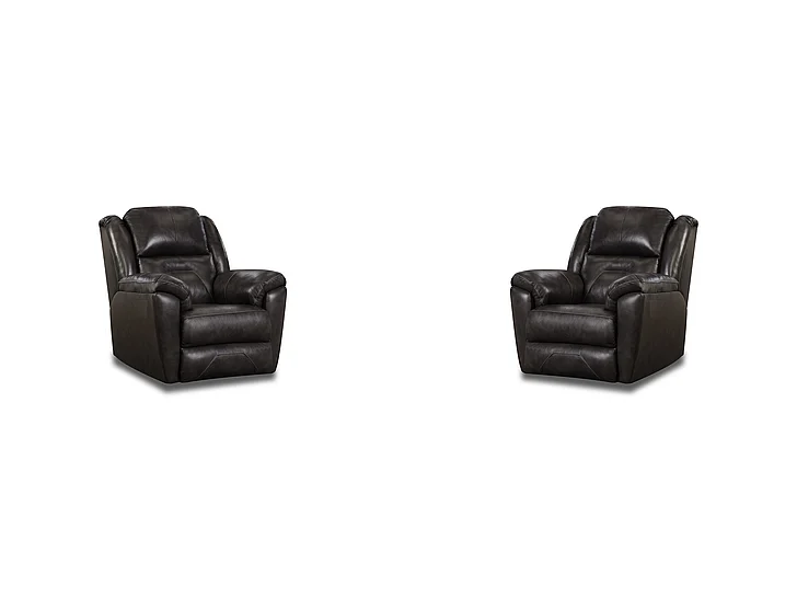 Southern Motion Pandora Manual Wall Hugger Recliner in Slate 2751 912-14 (Set of 2)