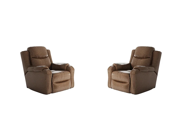 Southern Motion Marvel Wallhugger Recliner in Hickory 2881 186-17 (Set of 2)