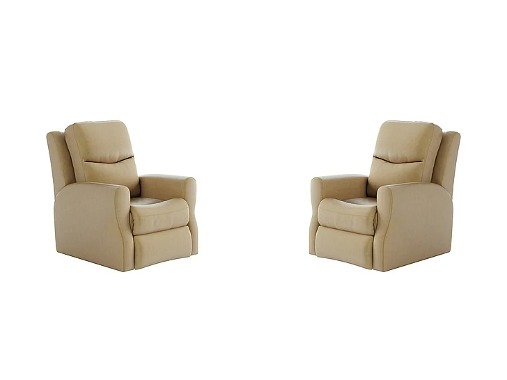 Southern Motion Fame Power Headrest Rocker Recliner in Caramel 5007P 957-15 (Set of 2)