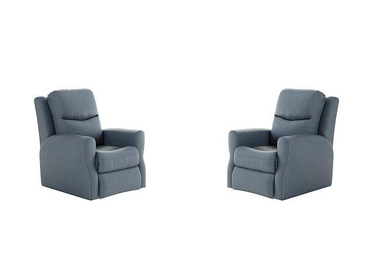 Southern Motion Fame Power Headrest Rocker Recliner in Horizon 5007P 957-60 (Set of 2)