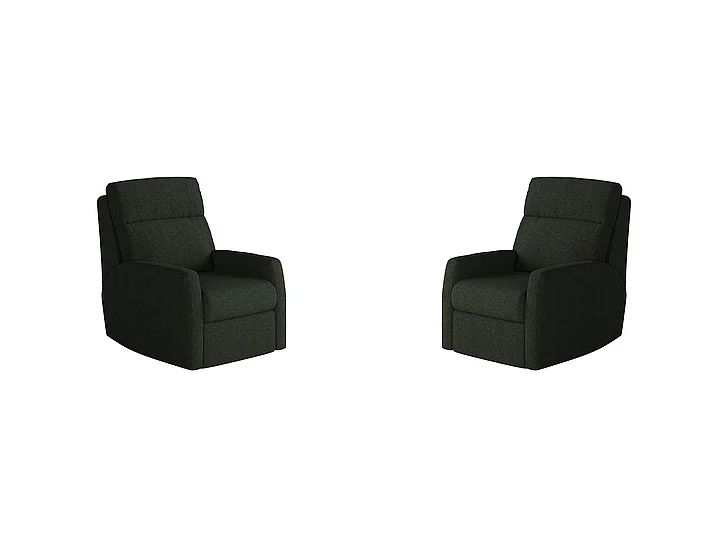 Southern Motion Mimi Power Headrest Rocker Recliner with SoCozi in Slate 5095-95P 106-14 (Set of 2)