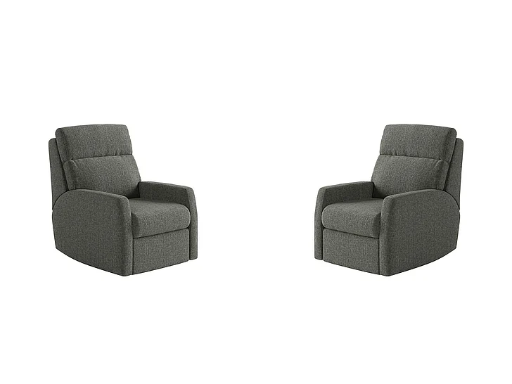 Southern Motion Mimi Power Headrest Rocker Recliner with SoCozi in Granite 5095-95P 214-09 (Set of 2)