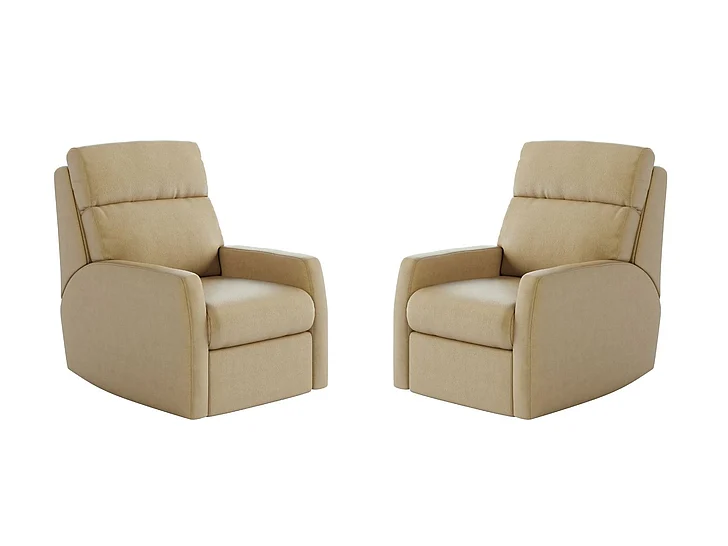 Southern Motion Mimi Power Headrest Rocker Recliner with SoCozi in Caramel 5095-95P 957-15 (Set of 2)