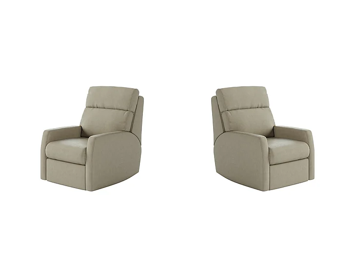 Southern Motion Mimi Power Headrest Rocker Recliner with SoCozi in Eggshell 5095-95P 957-19 (Set of 2)