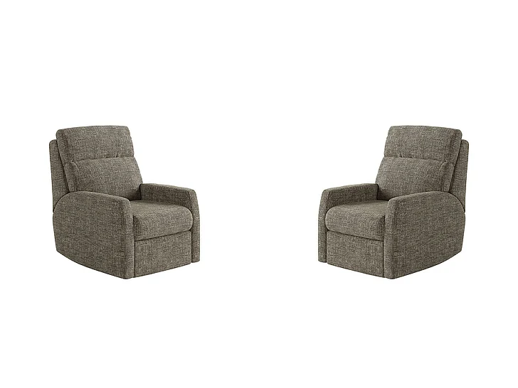Southern Motion Mimi Power Headrest Rocker Recliner in Brindle 5095P 214-17 (Set of 2)