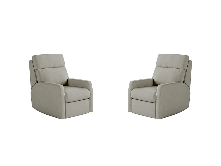 Southern Motion Mimi Power Headrest Rocker Recliner in Sand 5095P 957-17 (Set of 2)