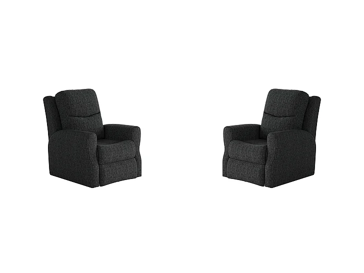 Southern Motion Fame Wallhugger Power Headrest Recliner in Granite 6007P 115-14 (Set of 2)