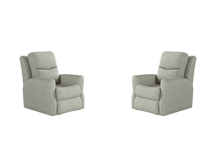 Southern Motion Fame Wallhugger Power Headrest Recliner in Antique 6007P 286-16 (Set of 2)