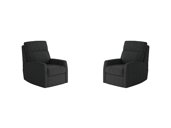 Southern Motion Mimi Power Headrest WallHugger Recliner w/SoCozi in Granite 6095-95P 115-14 (Set of 2)