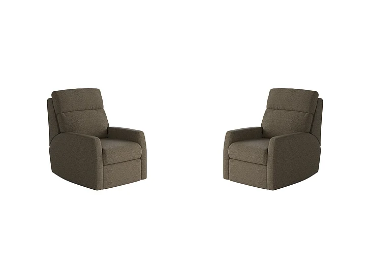 Southern Motion Mimi Power Headrest WallHugger Recliner w/SoCozi in Mushroom 6095-95P 115-16 (Set of 2)