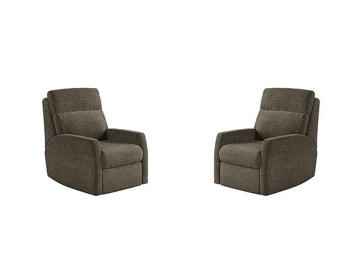 Southern Motion Mimi Power Headrest WallHugger Recliner w/SoCozi in Brindle 6095-95P 164-21 (Set of 2)