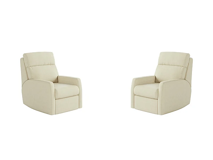 Southern Motion Mimi Power Headrest WallHugger Recliner w/SoCozi in Sand 6095-95P 957-17 (Set of 2)