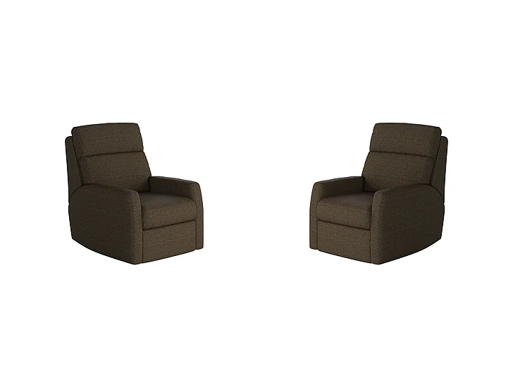 Southern Motion Mimi Power Headrest Wallhugger Recliner in Toffee 6095P 115-17 (Set of 2)