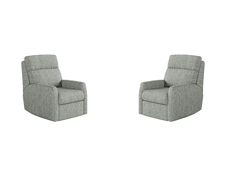 Southern Motion Mimi Power Headrest Wallhugger Recliner in Dove 6095P 286-09 (Set of 2)