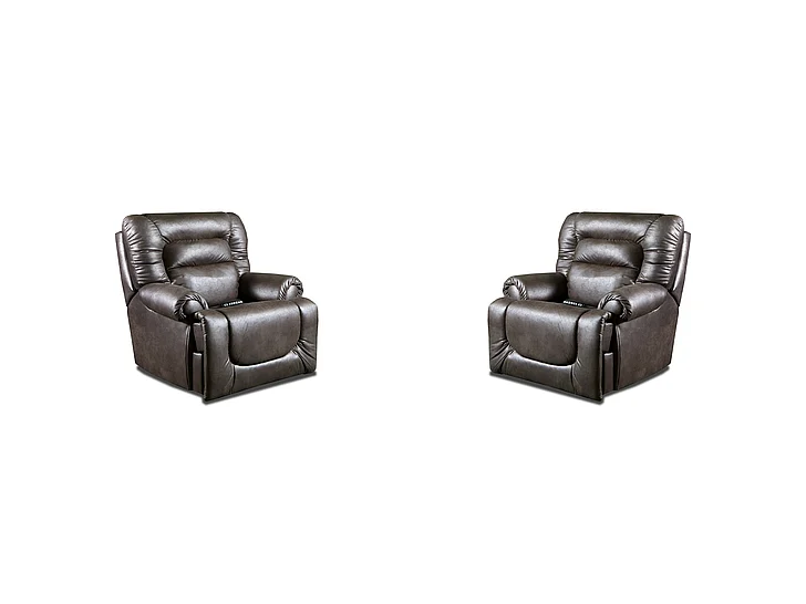 Southern Motion All Star Power Headrest Big Man's Recliner in Chocolate 6244P 167-21 (Set of 2)