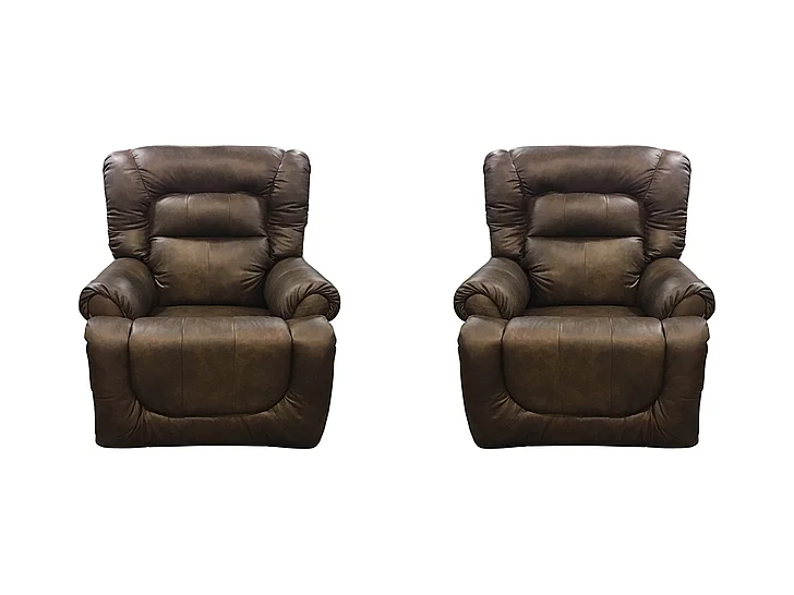 Southern Motion All Star Power Headrest Big Man's Recliner in Chaps 6244P 970-22 (Set of 2)