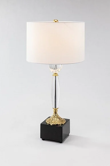 Artmax Table Lamp in Crystal and Brass 2727-LM