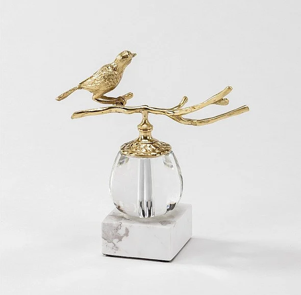 Artmax Table Decor in Crystal and Brass 2731-AD