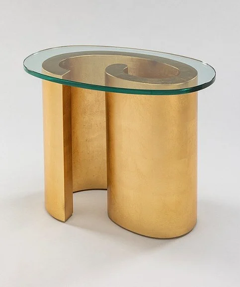 Artmax End Table in Gold 2739-ET