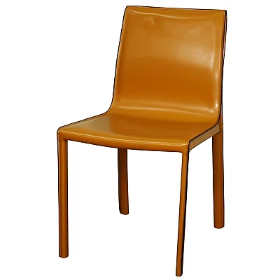 NPD Gervin Recycled Leather Dining Chair in Chestnut (Set of 2) 448233R-29