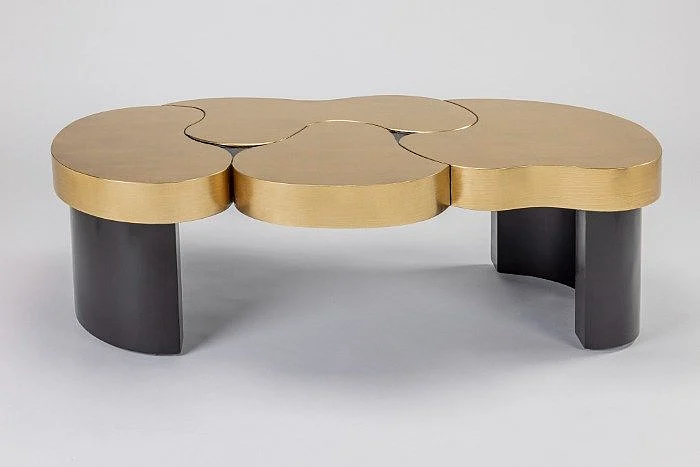 Artmax Coffee Table in Black and Gold 2752-CF