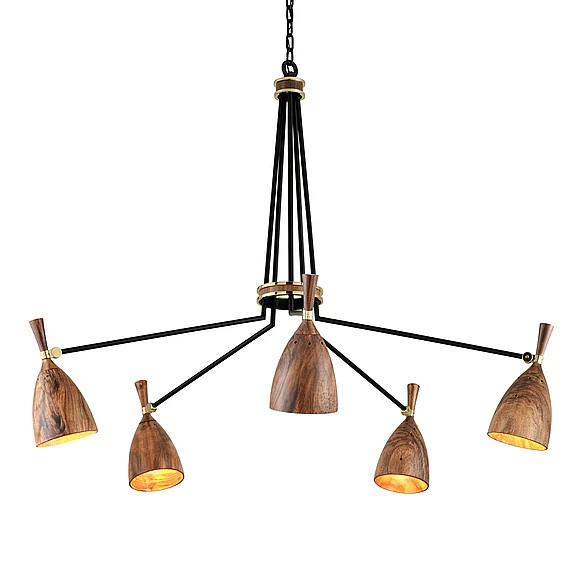 Corbett Lighting Utopia Chandelier 280-05-SBK