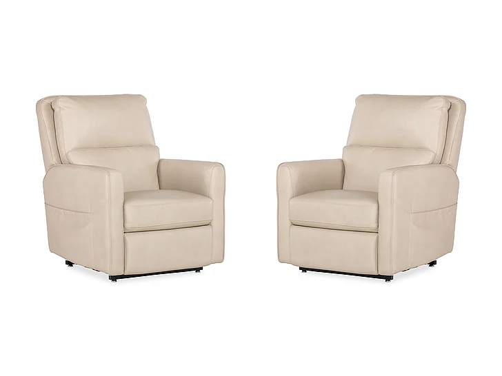 Hooker Furniture Flynn Power Recliner w/ Power Headrest, Lumbar, and Lift RC611-PHLL4-010 (Set of 2)