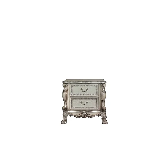Acme Dresden Nightstand in Vintage Bone White 28173