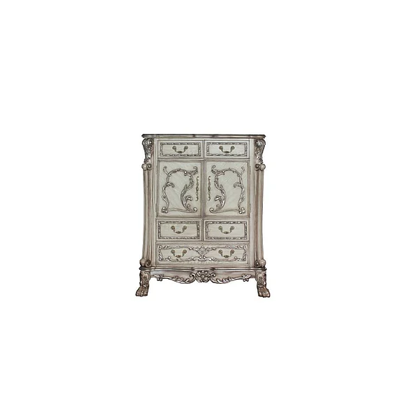 Acme Dresden Chest in Vintage Bone White 28176