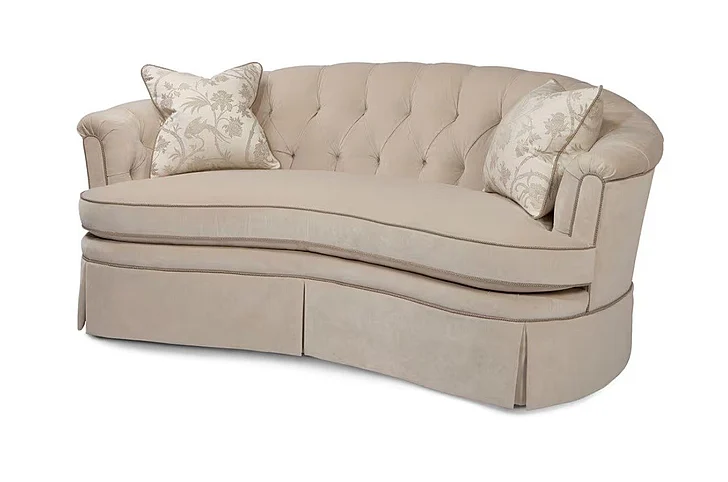 Theodore Alexander Kickpleat Etta Sofa 282-78KPF CUSTOM ITEM